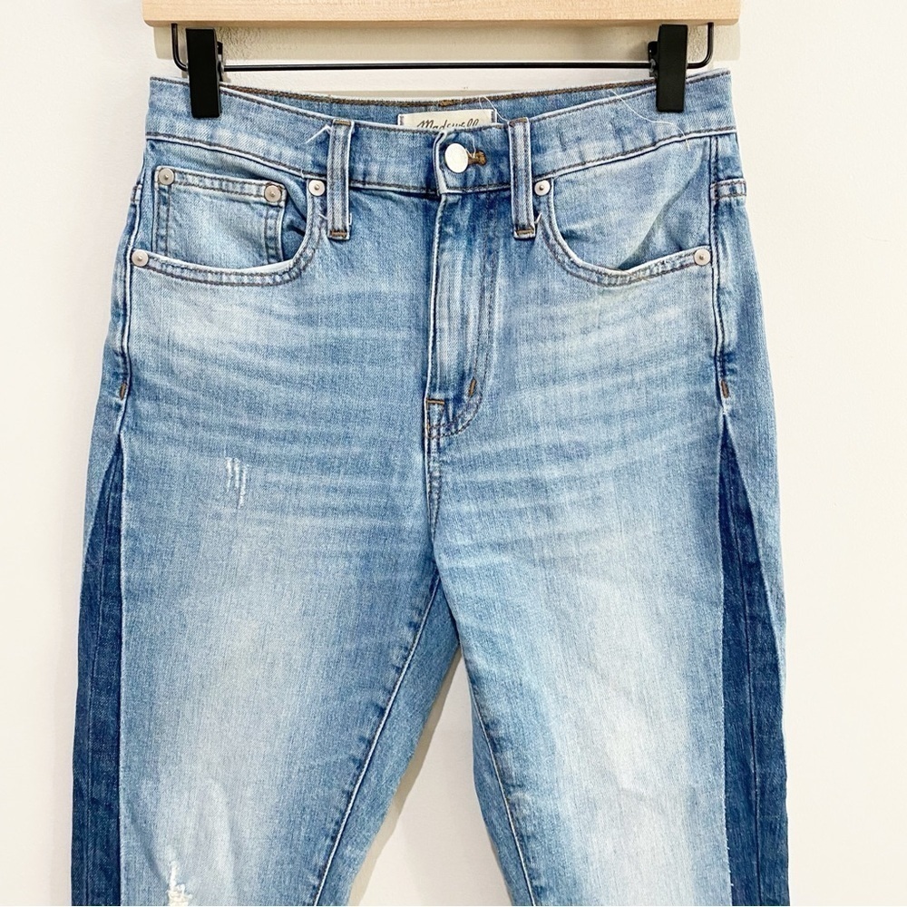 MADEWELL The High-Rise Slim Boyjean in Raebrook Wash Eco Edition Size 24 Petite - Picture 3 of 12